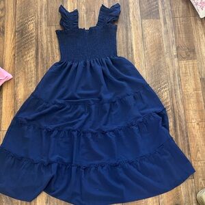 Hill House Navy Blue Maxi Dress